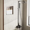 VITVITI Shampoo and Conditioner Dispenser, 17OZ Refillable Shower Soap Dispenser