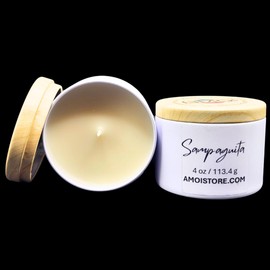 Filipino-Inspired Sampaguita Soy Blend 4oz Candle