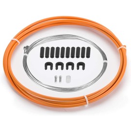 Chooee Universal Bicycle Shifter Cable Housing Set for Shimano Sram Derailleur Orange