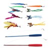Funny Cat Feather Stick Interactive Thickening Lightweight Cat Feather Toys