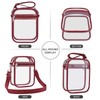 USPECLARE Clear Purse Stadium Transparent Messenger Bag Stadium Approved for