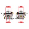 AUTOKAY 122C Carburetor Fits for Husqvarna 122C 122LDX 122LK 22cc