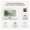 MEBUS Radio Controlled Weather Station with Outdoor Sensor, Thermometer/Hygrometer (Indoor/Outdoor),