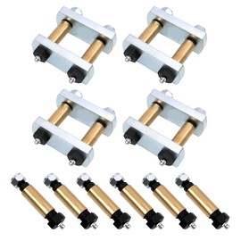 Sporacingrts Heavy Duty Shackle Upgrade Kit Trailer Shackle kit 2.25" Shackles Tandem Axle Replaces UO12-016