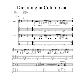 OVERKILL I HEAR BLACK GUITAR TAB TABLATURE BOOK METALLICA SLAYER EXODUS MEGADETH