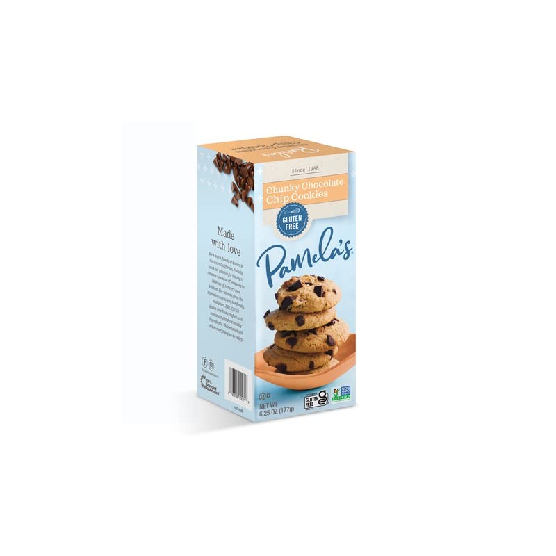 Pamela's Products, Cookies Chunky Chocolate Chip, 6.25 Ounce (Pack of