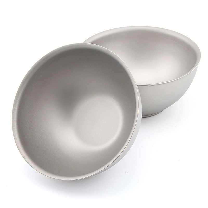 Keith Ti5351 250ml Titanium Bowl Set Ultralight Portable Camping Travel