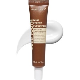 NINELESS-Ever-Youth Dual Effect Eye Cream 20ml | Crema para Ojos de Doble Acción con Niacinamida, Adenosina, Ácido Hialurónico y Ceramidas | Lifting Instantáneo, Reducción de Arrugas y Círculos Oscuros | Hidratación Profunda y Efecto Reafirmante Duradero