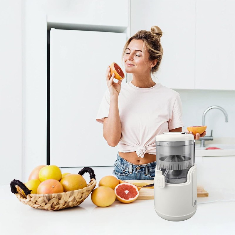 Electric Juicer Machine, Electric Citrus Juicer, Rechargeable Portable Juicer, Leakproof