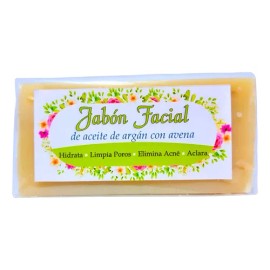 Jabón Natural Aceite De Argán Y Avena 100gr De Crema Rosita                                                                                           