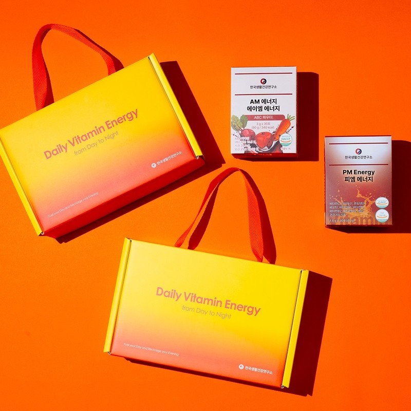 AM Energy + PM Energy Multivitamin Gift Set / AM에너지