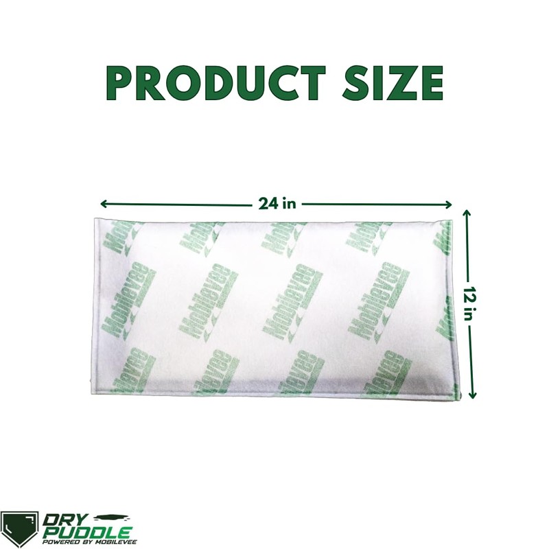 Mobilevee DryPuddle Puddle Sponge for Baseball Fields - Water Absorbing