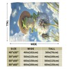 Cute Frog Blanket Dandelion Throw Blankets for Girls Boys Soft