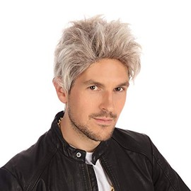 Bristol Novelty BW962 80's Bad Boy Wig, adult, Blonde
