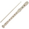 A-Star Soprano/Descant School Recorder, English/Baroque fingering with Fingering Chart, Protective