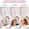 Caja de maquillaje con espejo LED ajustable – AntSay –