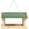 Solid Wood 13.8"x11.6"x8.3" Backyard Bird FeederColor: Brown Color