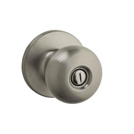 Kwikset SK3000AS-15V1 Athens PrivacyLever, Satin Nickel