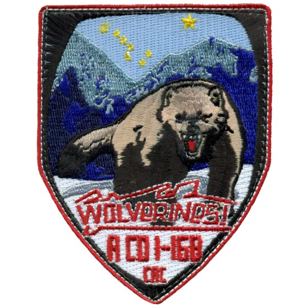 US ARMY A COMPANY 1-168 COMBINED ARMS CENTER - PATCH