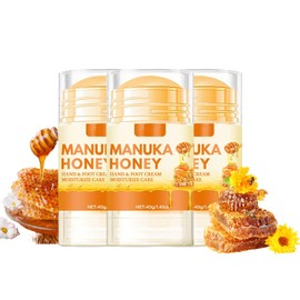 XdealCozyxc 3 Pcs Honey Foot Cream for Very Dry Feet & Hand, Foot Moisturiser Heel Balm for Cracked Heel Repair Cream (40g/PCS)