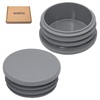 SKIR'CO Pack of 10 Round Pipe Inserts 2 Inch Fence