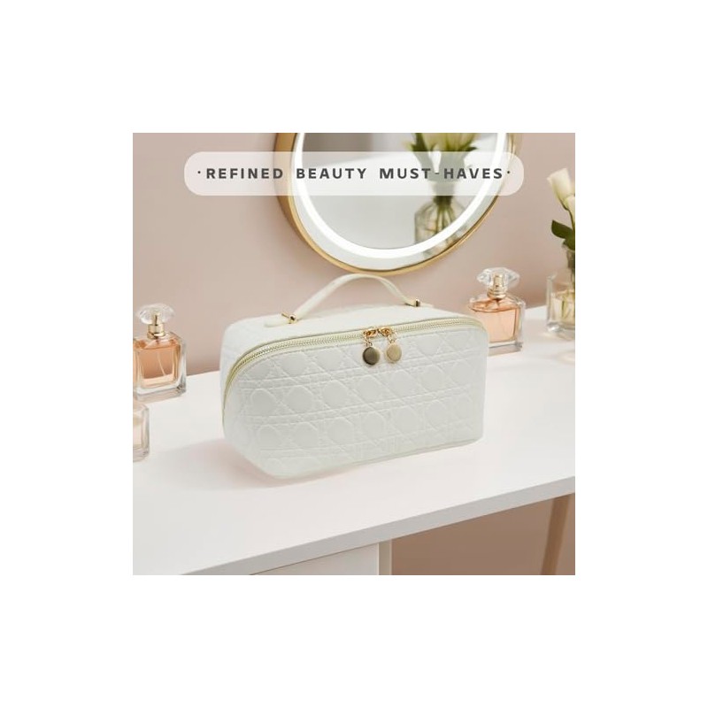 Bolsas de maquillaje de viaje, 04-Blanco, Moda