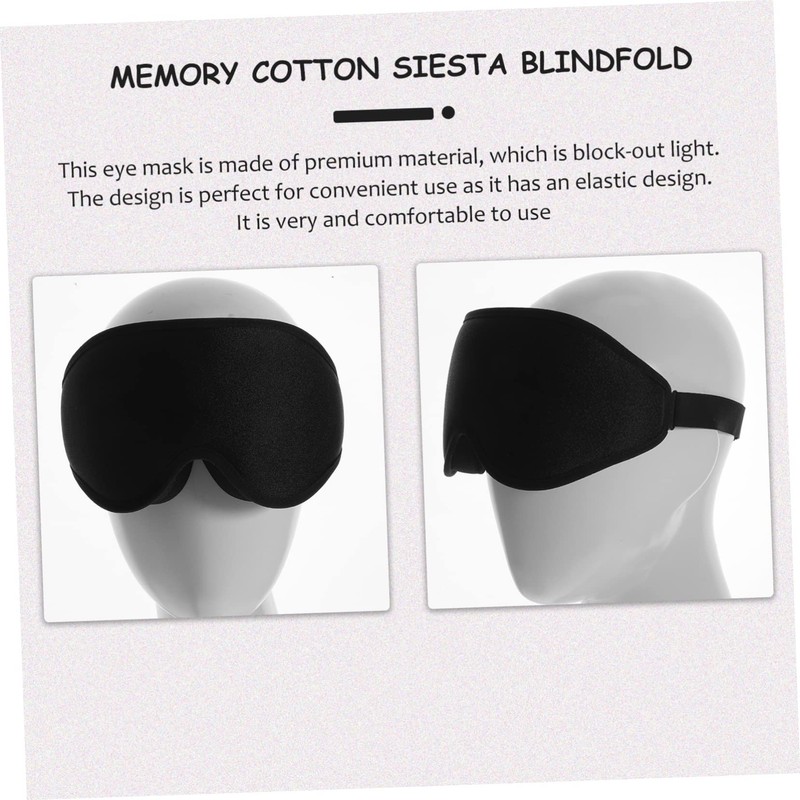 SAFIGLE Memory Foam Sleep Eye Mask Breathable Comfortable Blindfold for