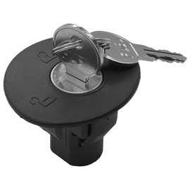 Fokes Locking Gas Cap, Lock Fuel Cap w/Keys Compatible With 2009 2010 2011 2012 2013 2014 Ford F150 # 8U5Z-9C268-B