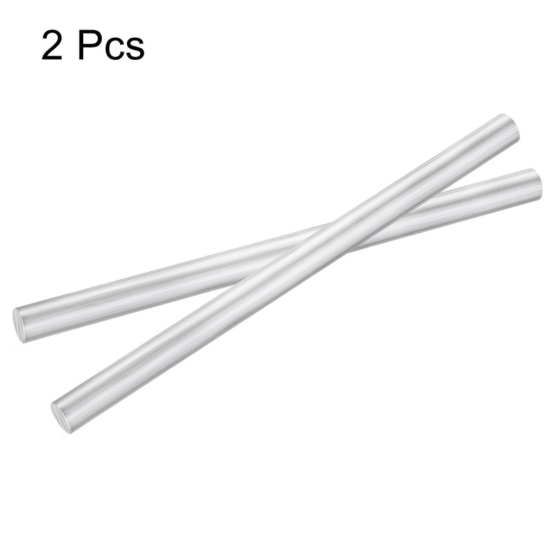 sourcing map Aluminum Solid Round Rod Lathe Bar 15mm x