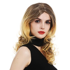 WIG ME UP - CM-378-99JT144/613 wig women's wig long wavy middle parting balayage brown blonde mix
