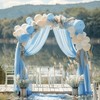 Wokceer Wedding Arch Draping Fabric 28.7" x 20FT Dusty Blue