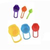 Juego de 6 Cucharas Medidoras para Cocina, Repostería, Medidas Grabadas