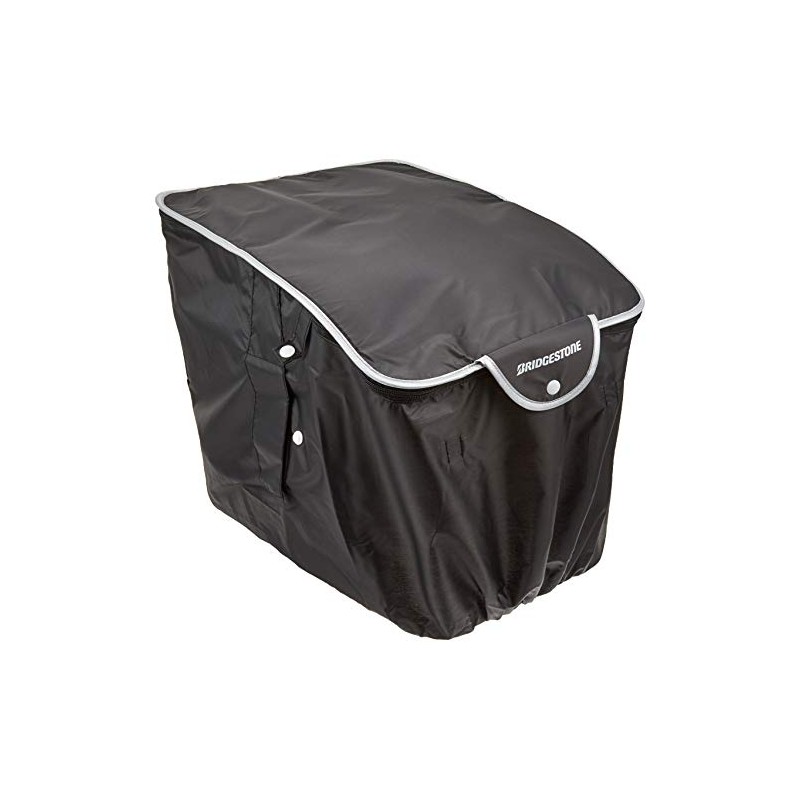 Bridgestone Bicycle Basket Cover, Stylish Basket Cover L, A462302BL, Black