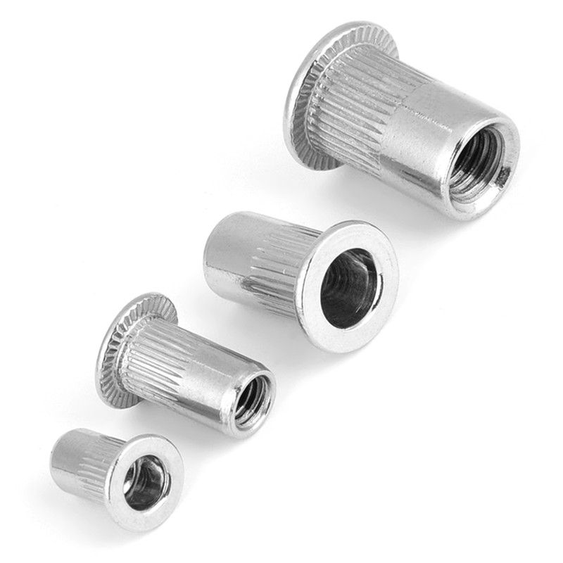 200pcspcs Threaded Insert M3, M4, M5, M6 304 Stainless Steel
