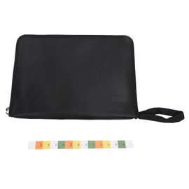 Fireproof Document Bag Professional Safe Heat Insulated 12 Pages Waterproof Fireproof Money Bag with Zipper