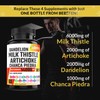 𝐌𝐢𝐥𝐤 𝐓𝐡𝐢𝐬𝐭𝐥𝐞 𝟔𝟎𝟎𝟎𝐦𝐠 Artichoke 2000mg Dandelion Root 2000mg Supplement with