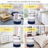 COMSE Extra Large Blanket Basket, Tall Laundry Basket, Nursery Hamper,
