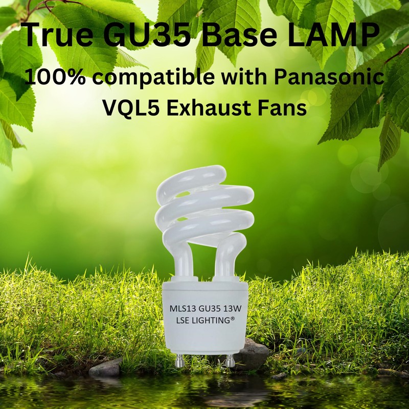 LSE Lighting Lamp 13W MLS13 GU24 for Panasonic VQL5 Exhaust