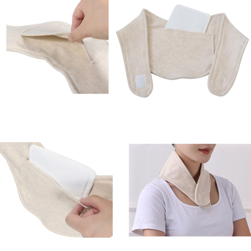 Neck Supporter with Hand Warmer Pocket, Hand Warmer, Cold Protection,