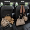2-in-1 Car Headrest Hook for Bags – Compact Seat-Back Organizer