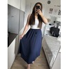 Zeagoo Skirts Women's Midi Length Elegant Skirt High Waist Maxi