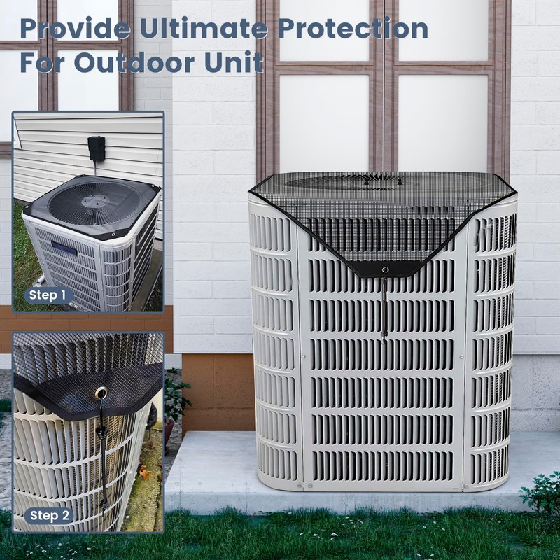 HomeBeyond 36x36 Central Air Conditioner Covers for Outside, Larger Mesh