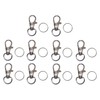 10 Snap Hooks Lanyard Keychain Clips 1 1/4" with 1/2"
