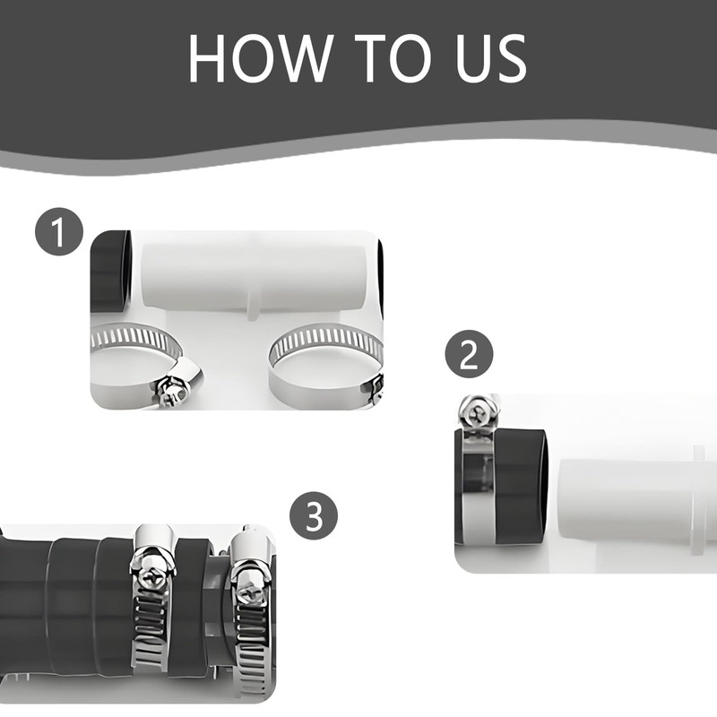 6 PCS Washing Machine Hose Connector, Washing Machine Waste Pipe