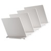 Shelf Divider White Sturdy Plastic Easy Assembly Adjustable Vertical Handbag