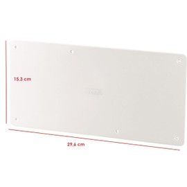 POLY POOL - PP0591.1 Cover Wall Distribution Box White - Cover Electrical Distributor Technoplymer Shock Protection - Cover with Screws to Attach to Distribution Box