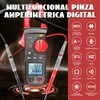 Multimetro Digital de Gancho,Pinza Voltimetro Amperimetro de 4000 Unidades