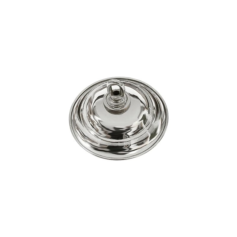 RCH Hardware CN-BR05-120 Brass Traditional Round Ceiling Canopy, 4.7 Inch,