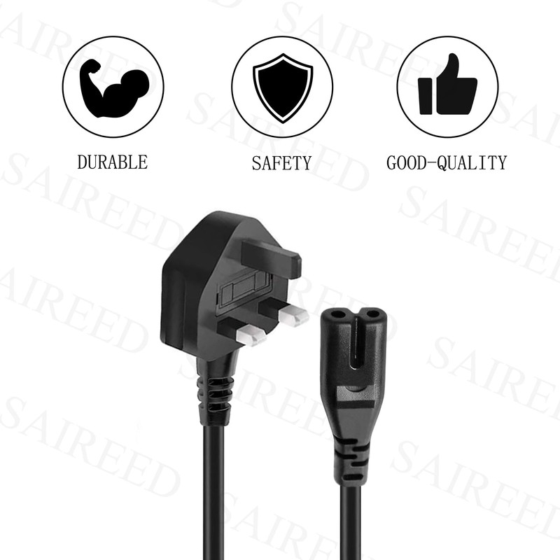 Power Cable Lead Plug Replacement for Brother Thermal Label Printer