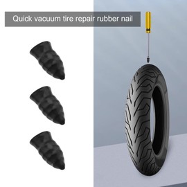 LT Easiyl 100pcs Tire Repair Rubber Nail, Tire Plug Adhesive Sealing for Cars Motorcycles Off-Road Vehicles Rubber and Iron, 50 Small and 50 Large Plugs